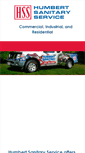 Mobile Screenshot of humbertsanitary.com